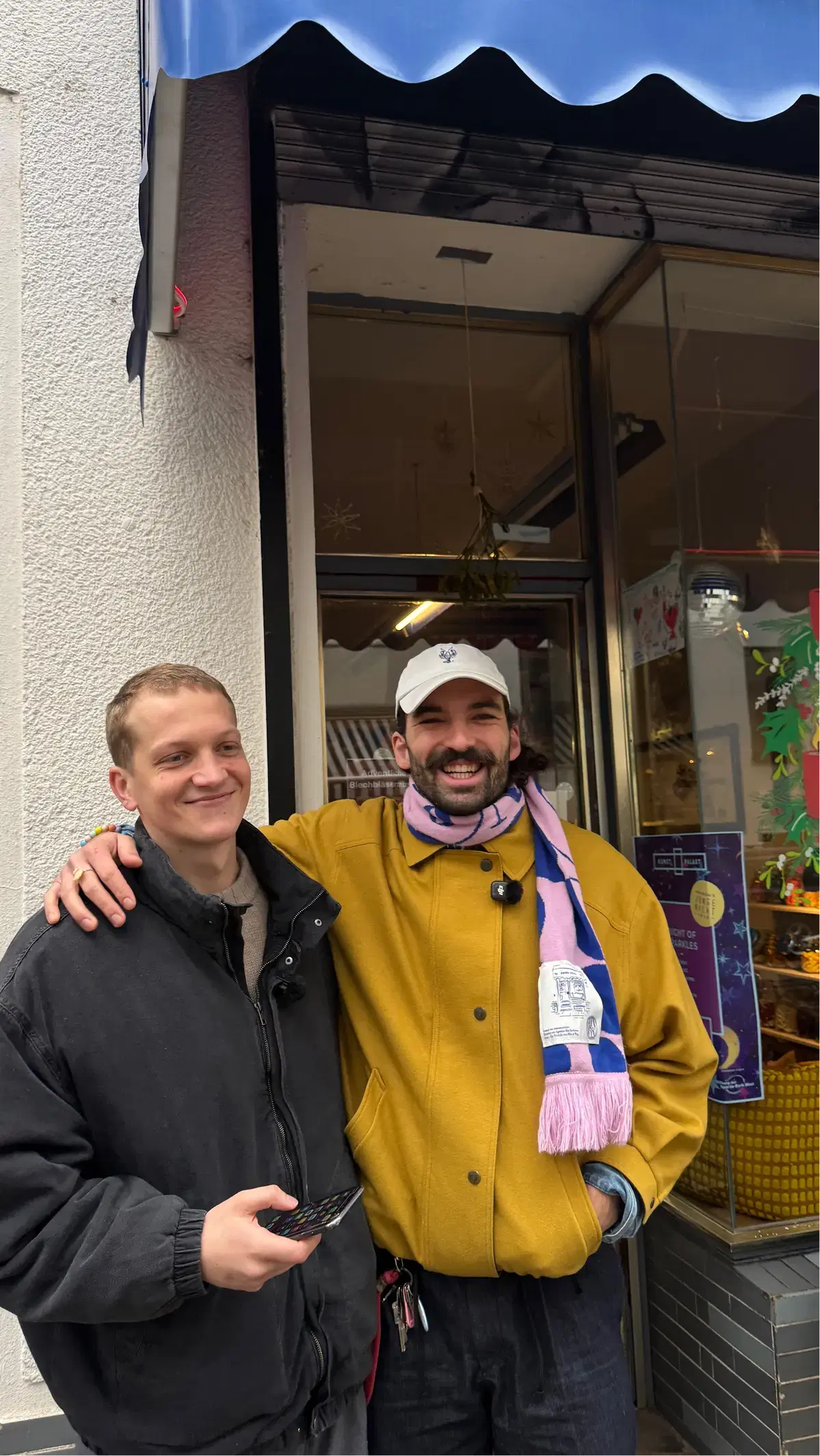 Max Maubach, Lukas Sorgalla, Geschäftsführer Hin und Weg Büdchen