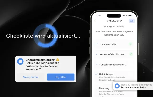 Aufgaben und Checklisten in Ordio