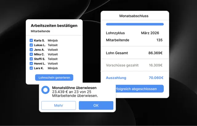 Netto-Löhne mit Payroll Plus